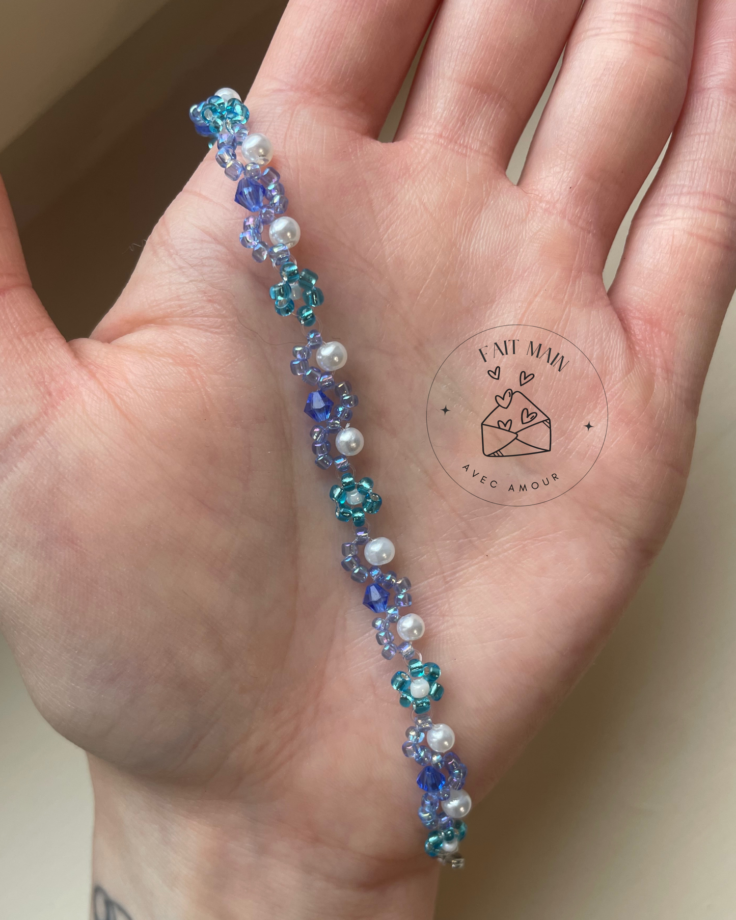 Bracelet Léa - bleu 🩵