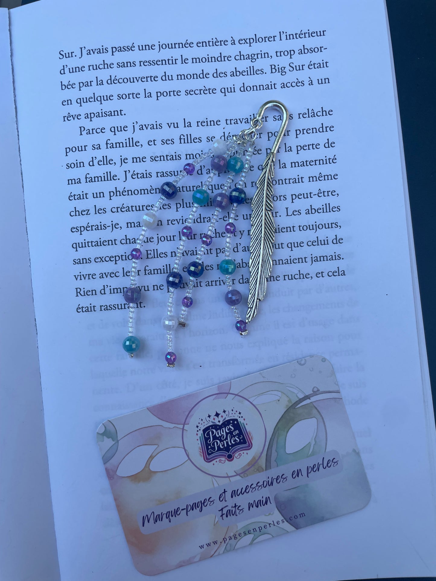 Marque-pages unique 💜