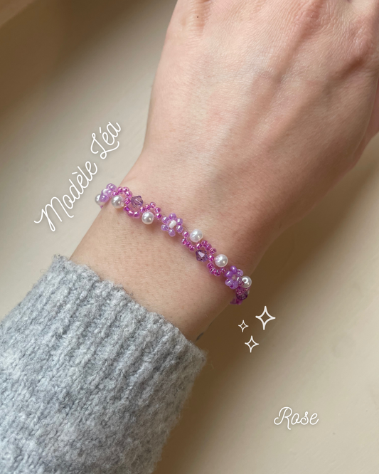 Bracelet Léa - rose 🩷