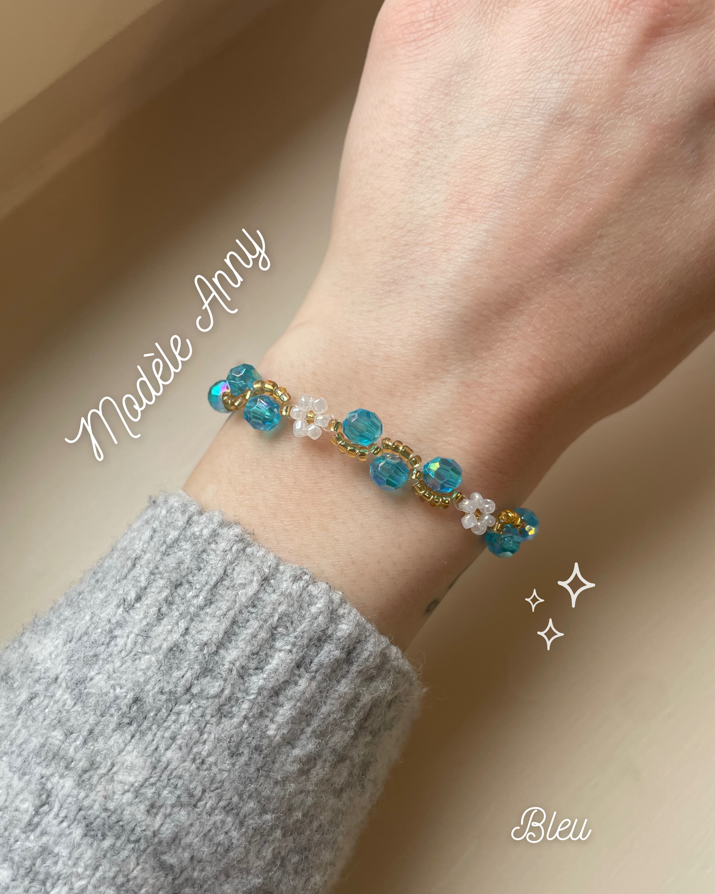 Bracelet Anny - bleu 🩵