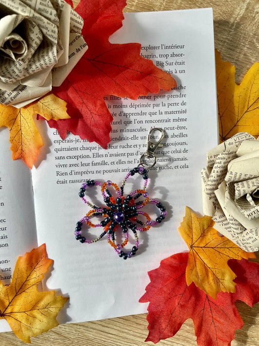 Porte-clé 💜🧡🖤