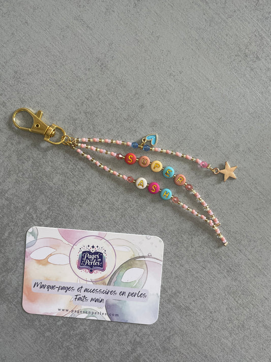 🩺 Porte-clé en perles - personnel soignant 🩺