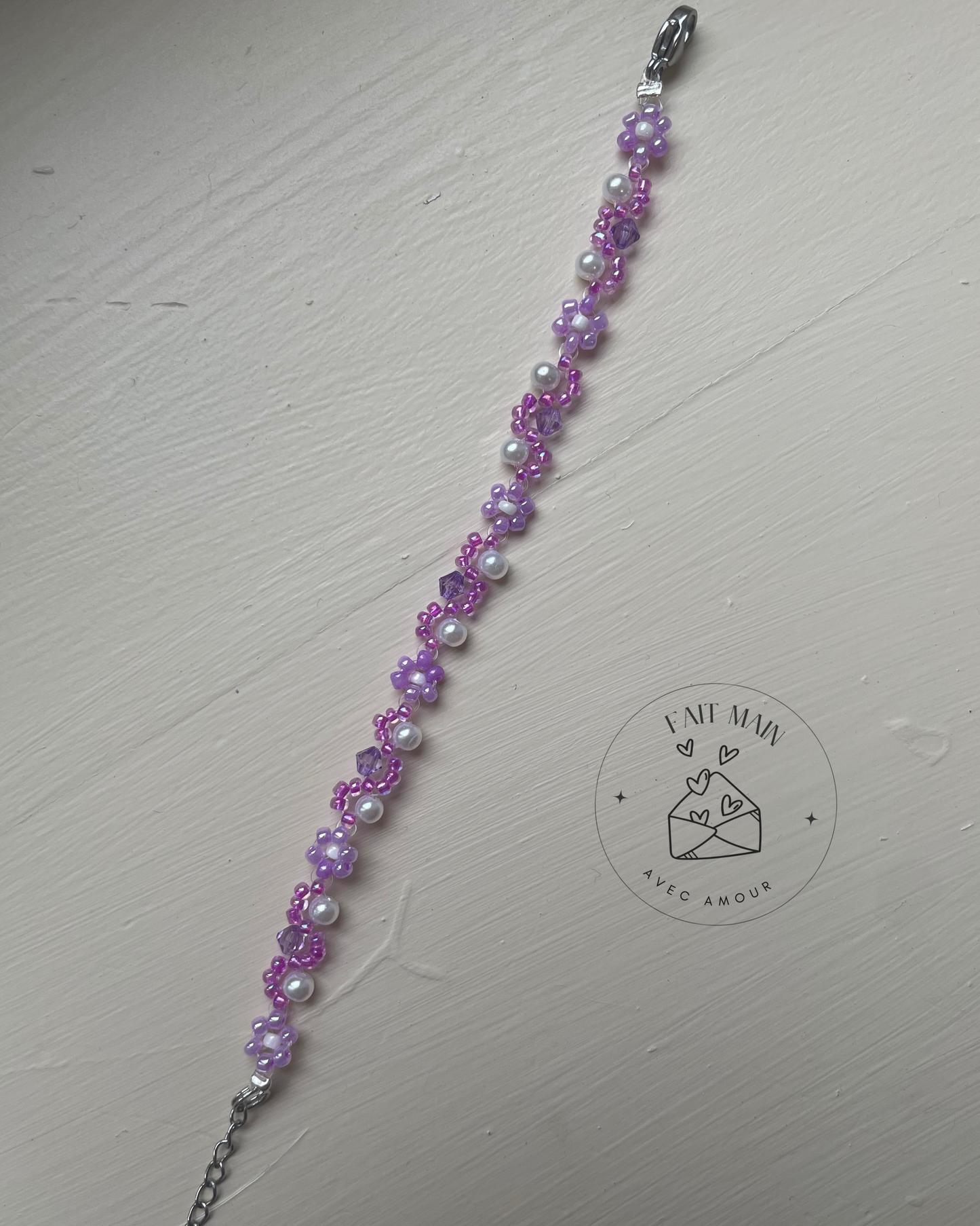 Bracelet Léa - rose 🩷