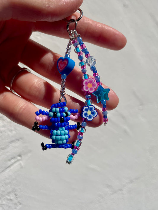 Porte-clé Stitch en perles💙