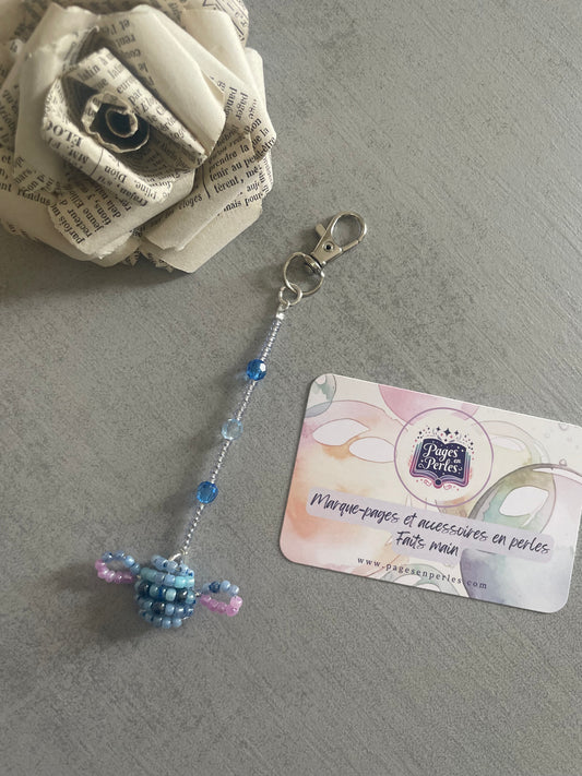 Porte-clé Stitch en perles  💙