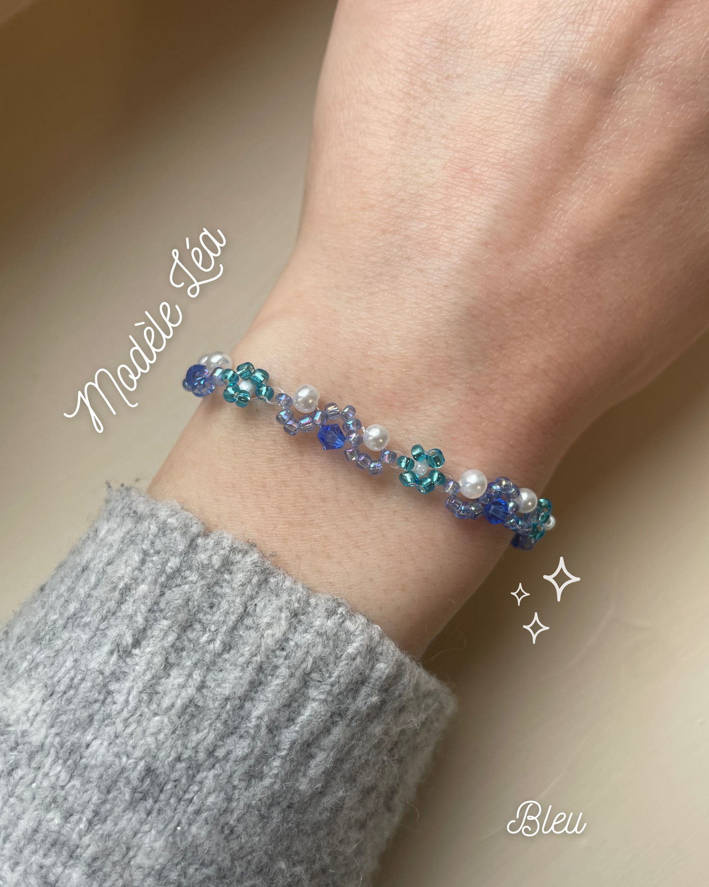 Bracelet Léa - bleu 🩵
